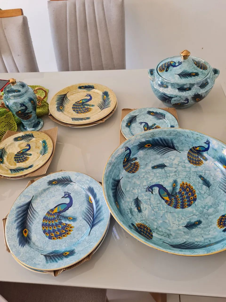 Igbá Ibá de Logun Edé de luxo - Porcelana fina 11 peças - Foto 2