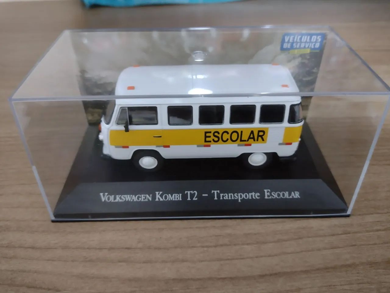 Miniatura Kombi Escolar - no Acrílico 