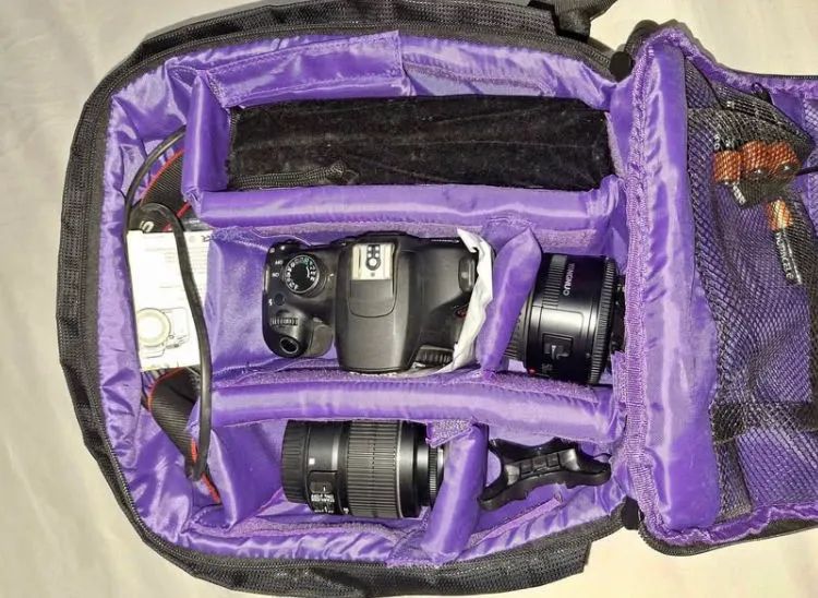 Canon T5 + kit de fotografia + mochila  - Foto 5