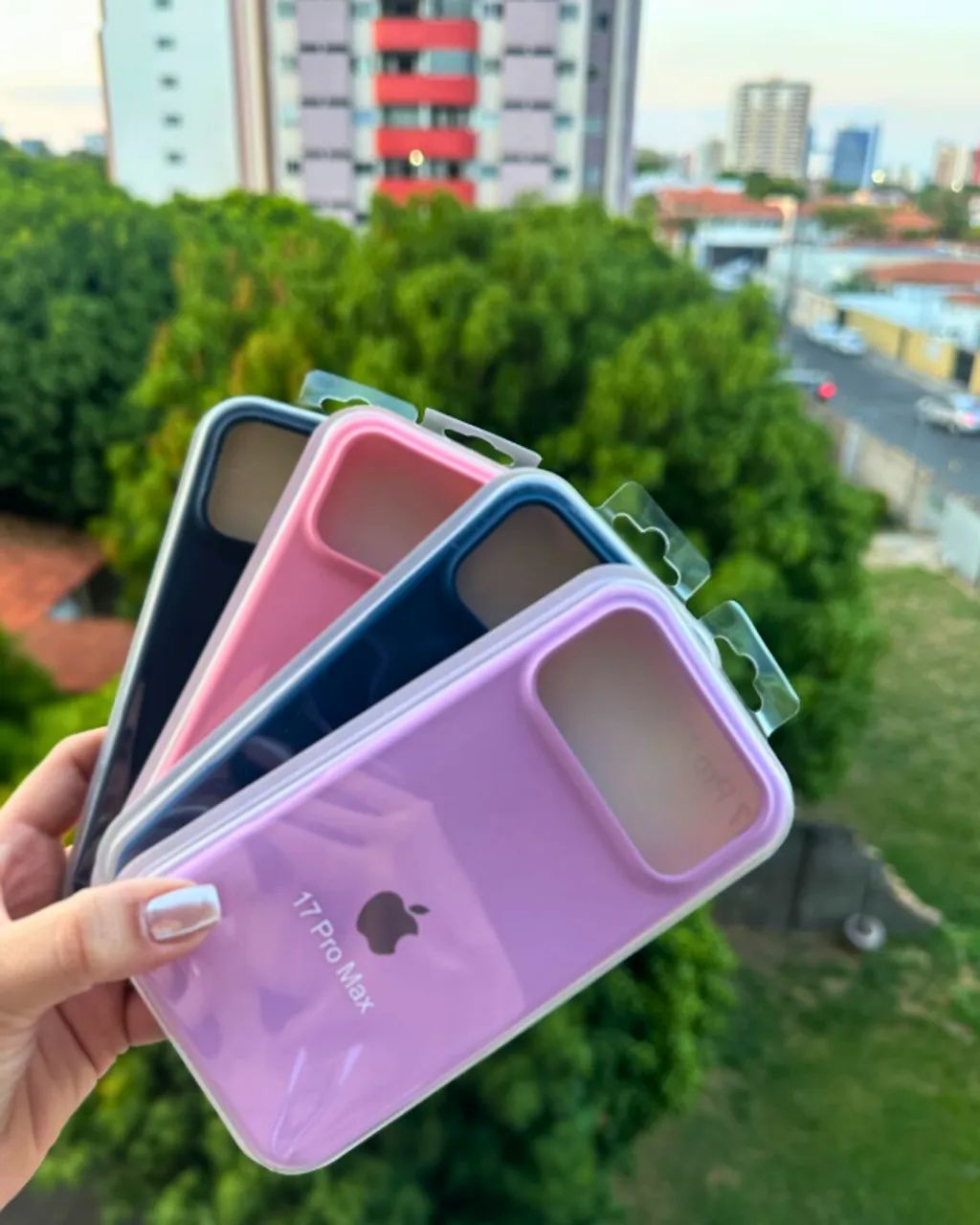 Capa Silicone Case Iphone 17 Pro Max - Foto 3