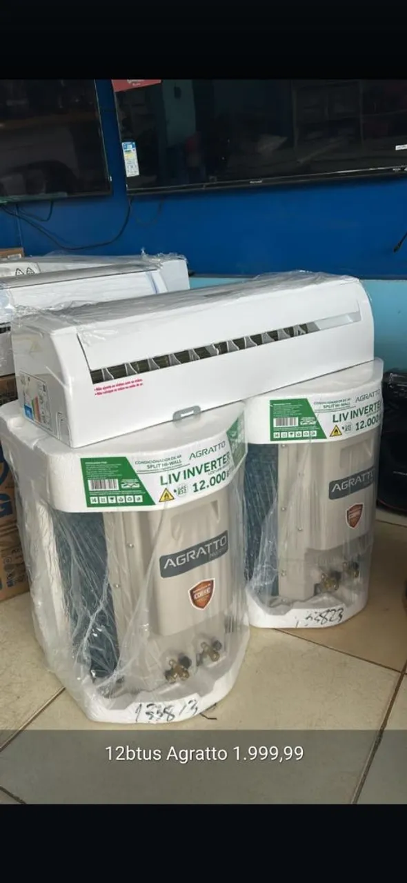 Ar Condicionado Split Inverter Agratto 12.000 BTUs