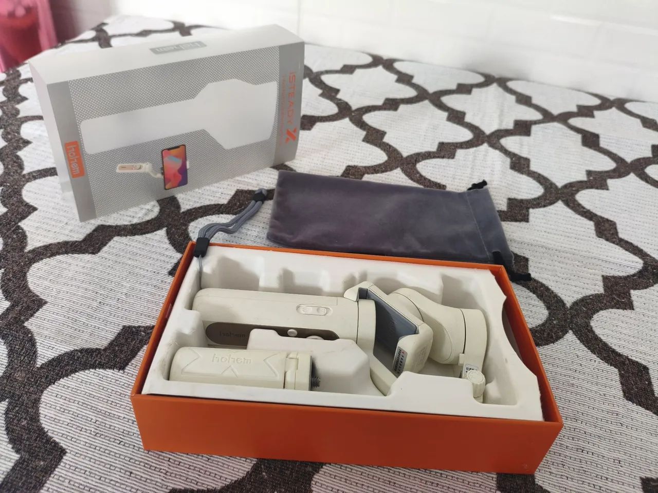 Gimbal estabilizador de celular android e ios com aplicativo.  - Foto 2