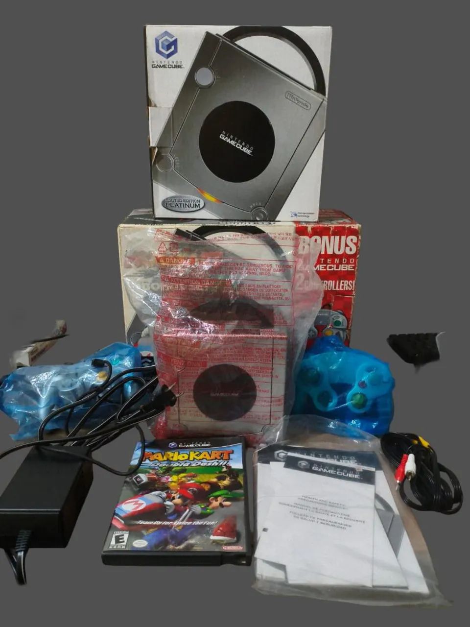 Game cube edição especial mario kart Double dash - cib total 