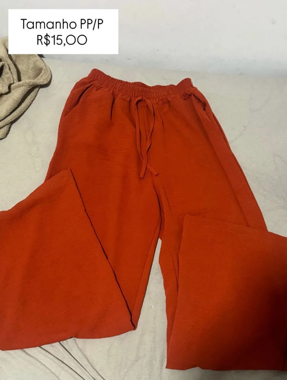 Calça pantalona 36/38/40