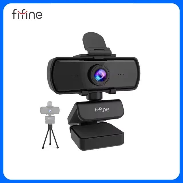 Webcam Fifine K420 2K 1440p USB com Microfone
