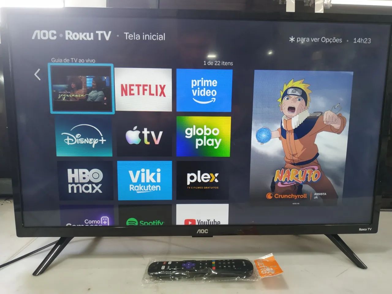 Tv AOC Roku Smart de 32 polegadas  - Foto 2