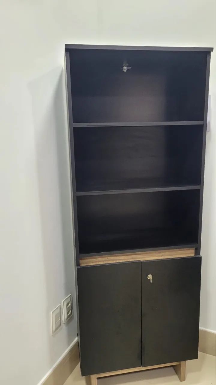 Armário Multiuso com Chave 2 Portas e 3 Prateleiras  - Foto 2