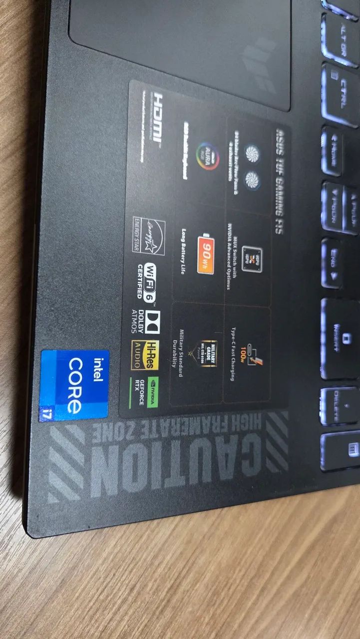 Notebook Gamer Asus TUF F15  - Foto 3