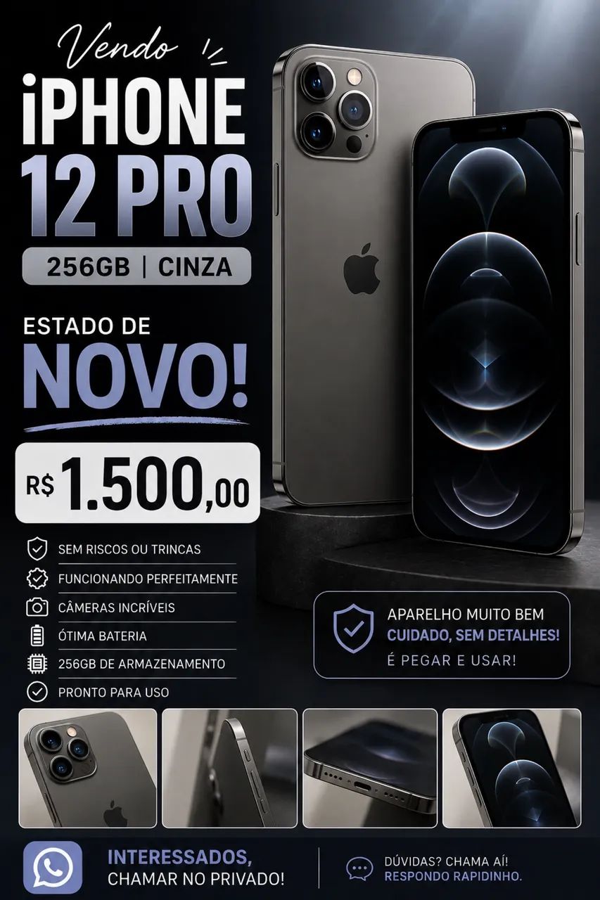 Vende-se iPhone 12 Pro 