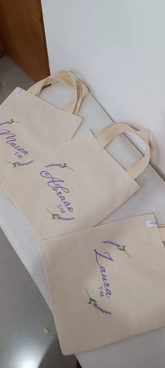 Ecobag bolsa personalizada bordada - Foto 4