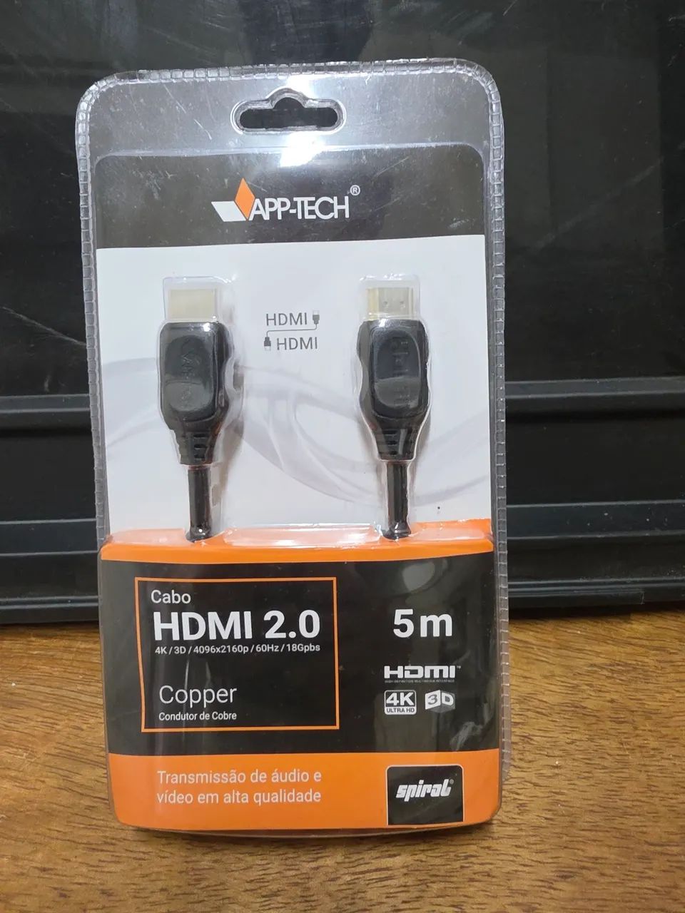 Cabo HDMI 2.0 5 metros