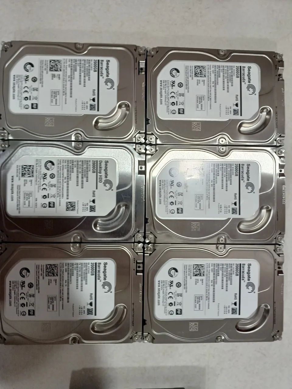 7 hds seagate 2tb Barracuda cftv dvr CPU nvr 65713021745538125