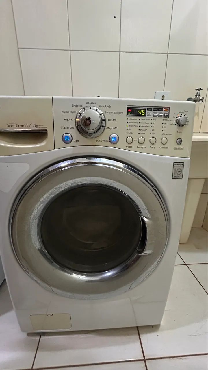 Lava e seca LG Inverter Direct Drive.