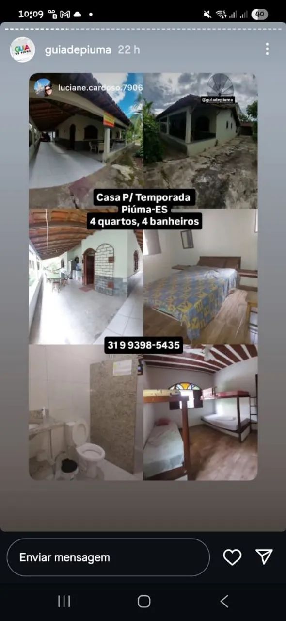 Casa temporada Piuma ES - Foto 3