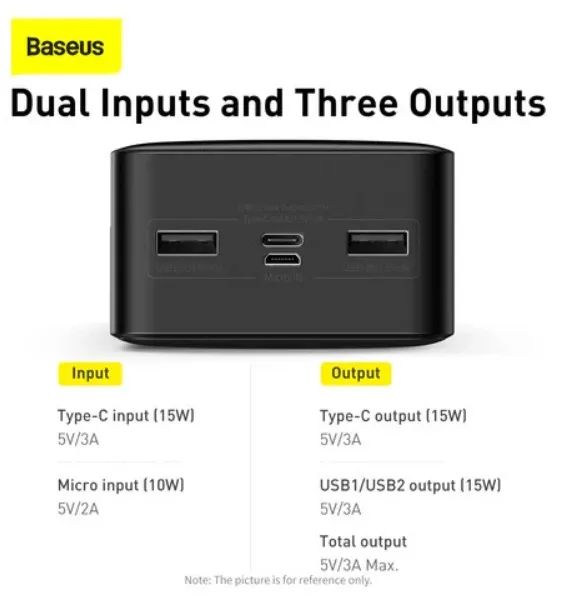 Powerbank Baseus 30000mah 15w Display Digital Carga Rápida Lacrada - Foto 4