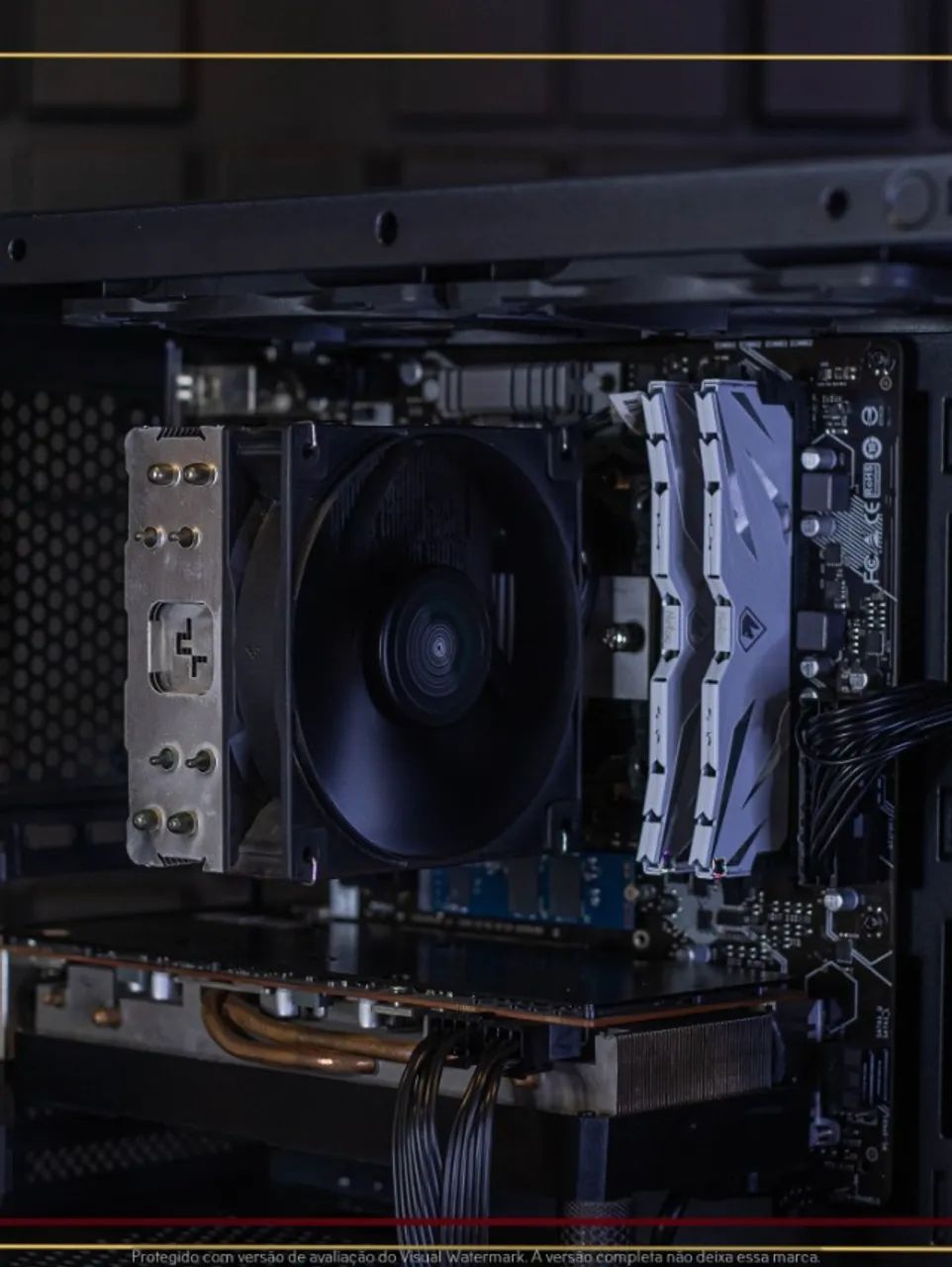 Setup Ryzen 5 5500, 32gb, 1tb SSD, RX 5700 XT, Cooler AG400, Fonte 650W, Gab. Cube - Foto 2
