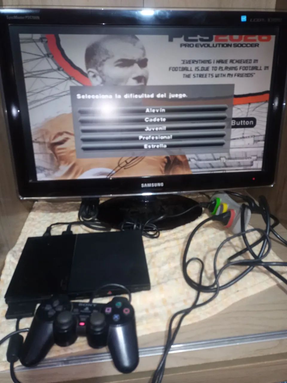 Ps2 lendo TESTA NA HORA