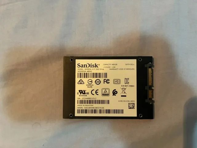 Ssd Sandisk Sata - 480gb