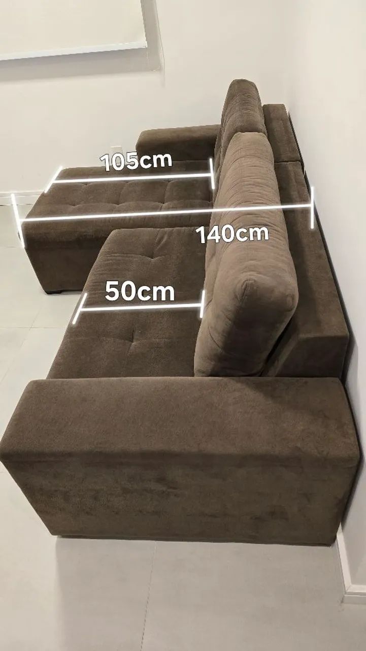 Sofá modular 3 lugares com chaise - Foto 4