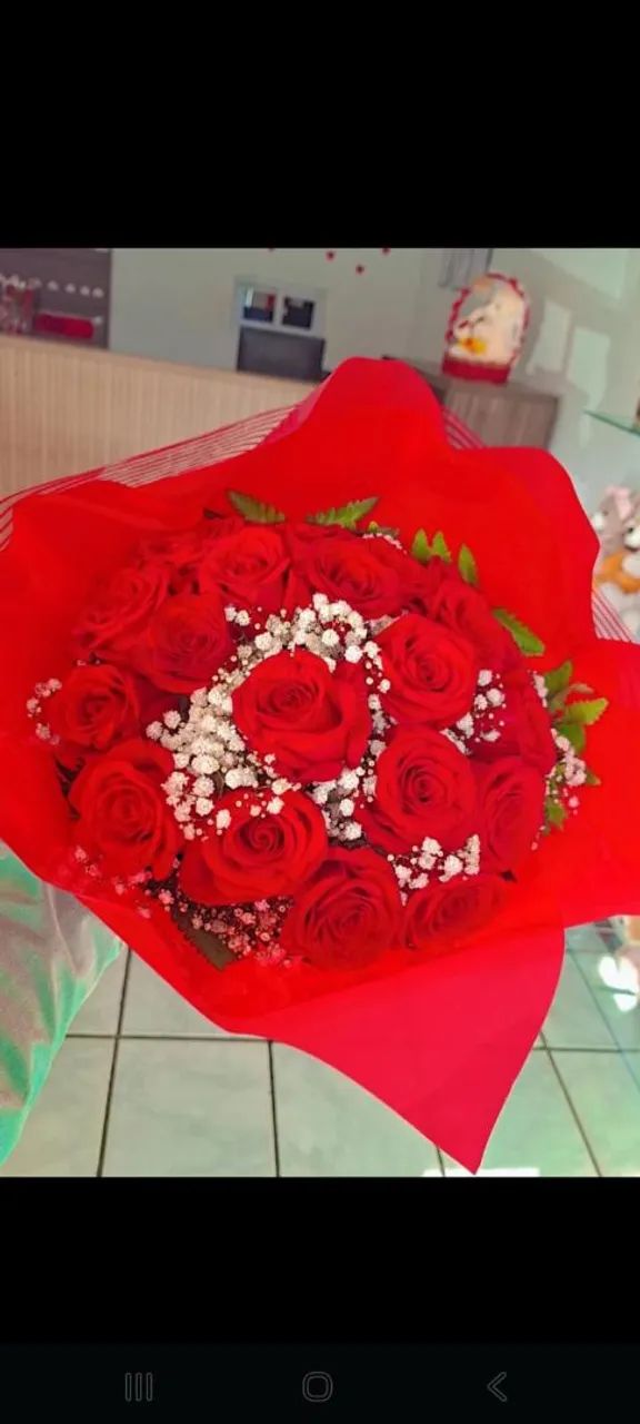Buquê rosas vermelhas 