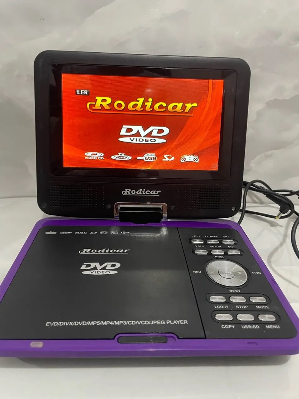DVD portátil ROdicar