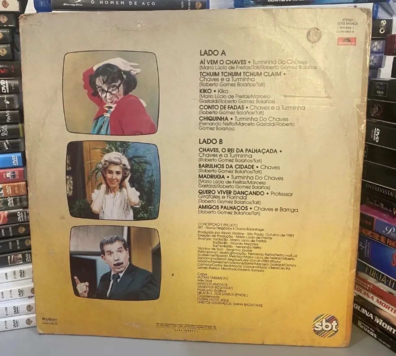 LP Chaves (1989) Disco Vinil Original com Encarte Raridade - Foto 3