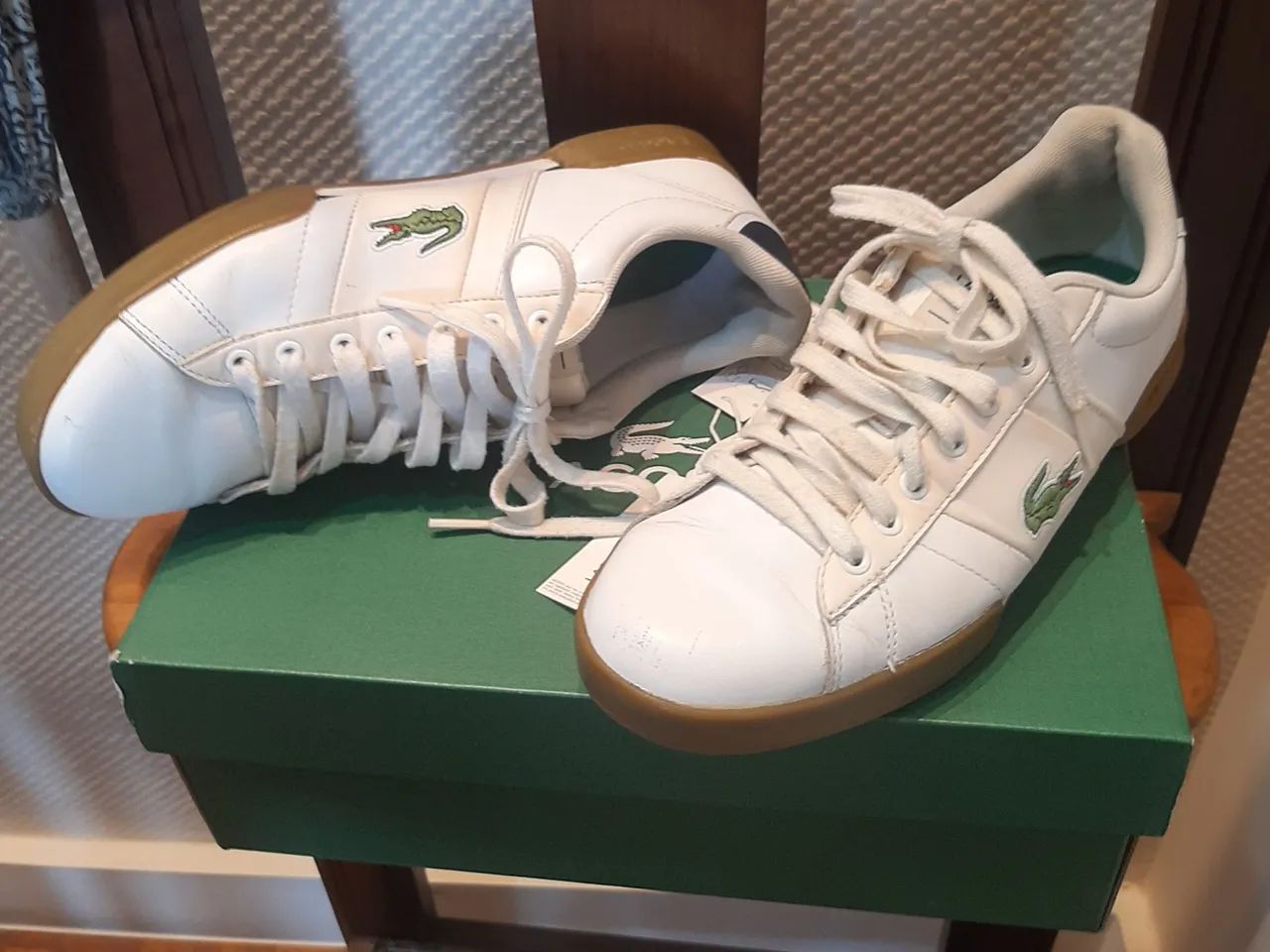 Tênis LACOSTE Sport original. Branco. Tamanho 38.  - Foto 3
