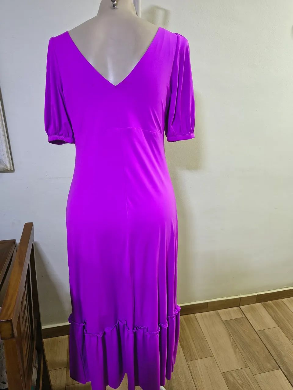 Vestido Bella Pelle Original Cor Lavanda  - Foto 2