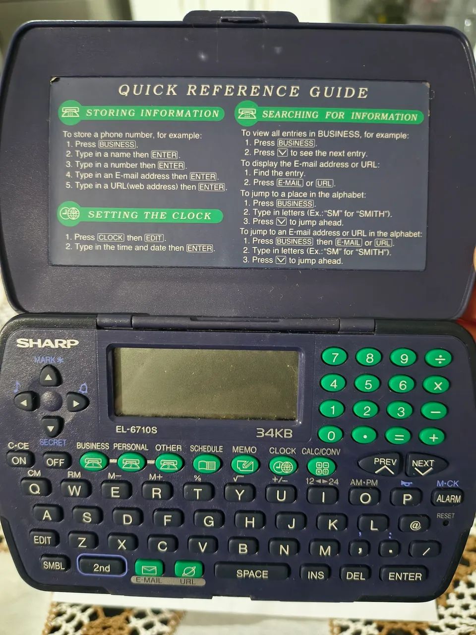 agenda eletronica Sharp EL-6710S - Foto 4