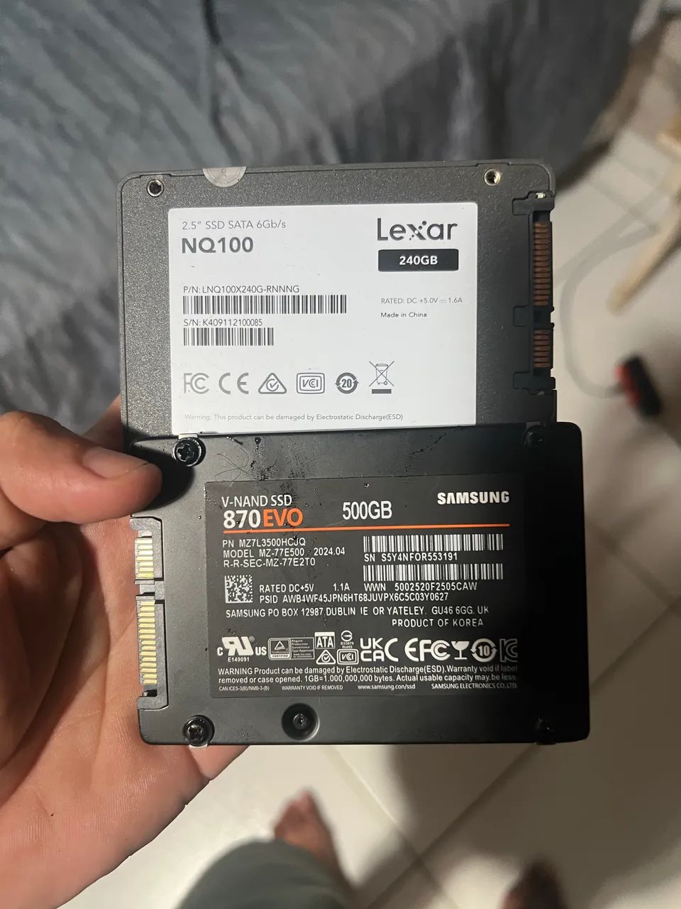 SSD SATA SAMSUNG 500 Gb  - Foto 3
