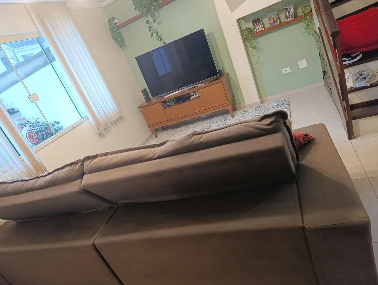 Sofá 2,90 largura com valor ótimo tv - Foto 4