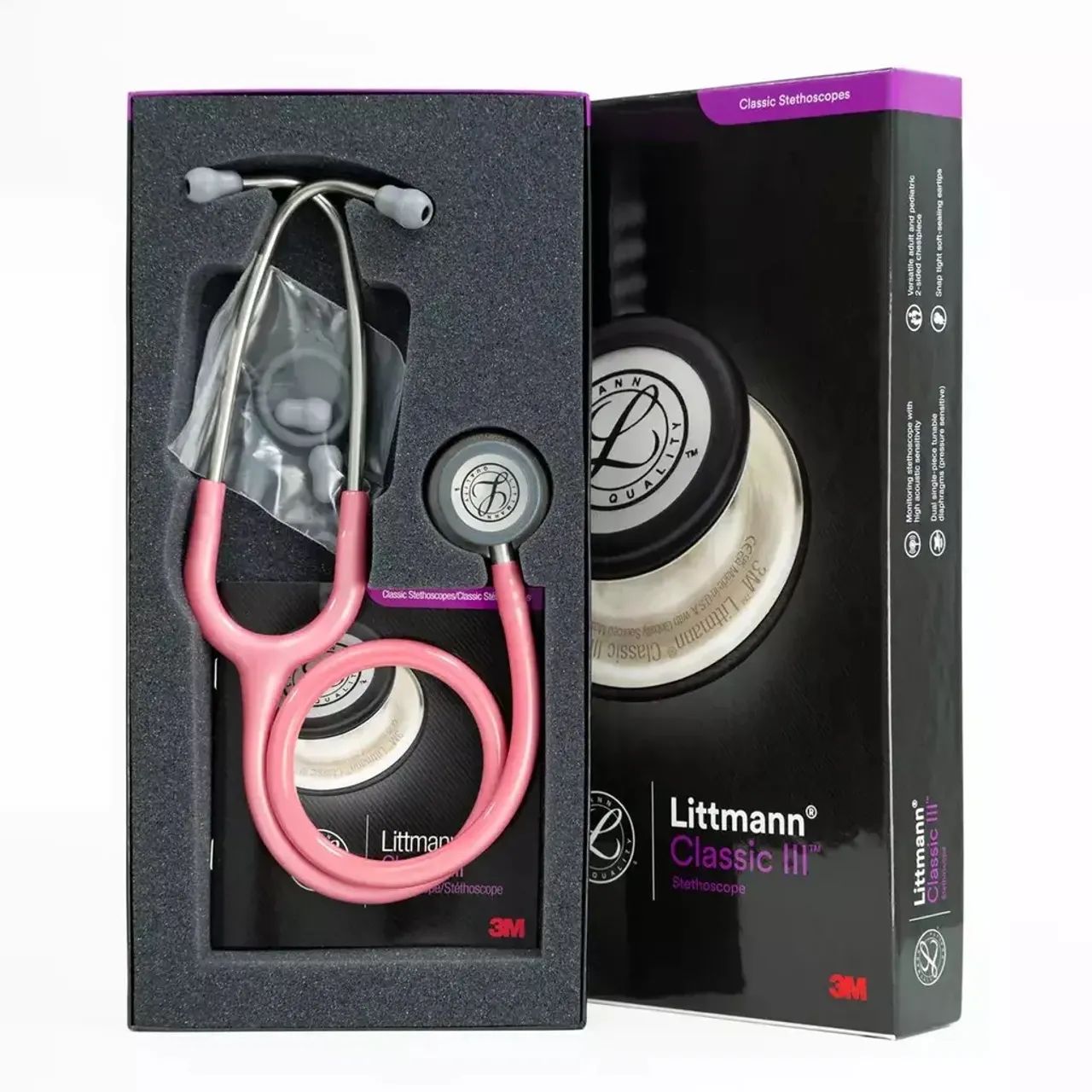 Estetoscópio Littmann Rosa, original, Novo e Nunca usado! 