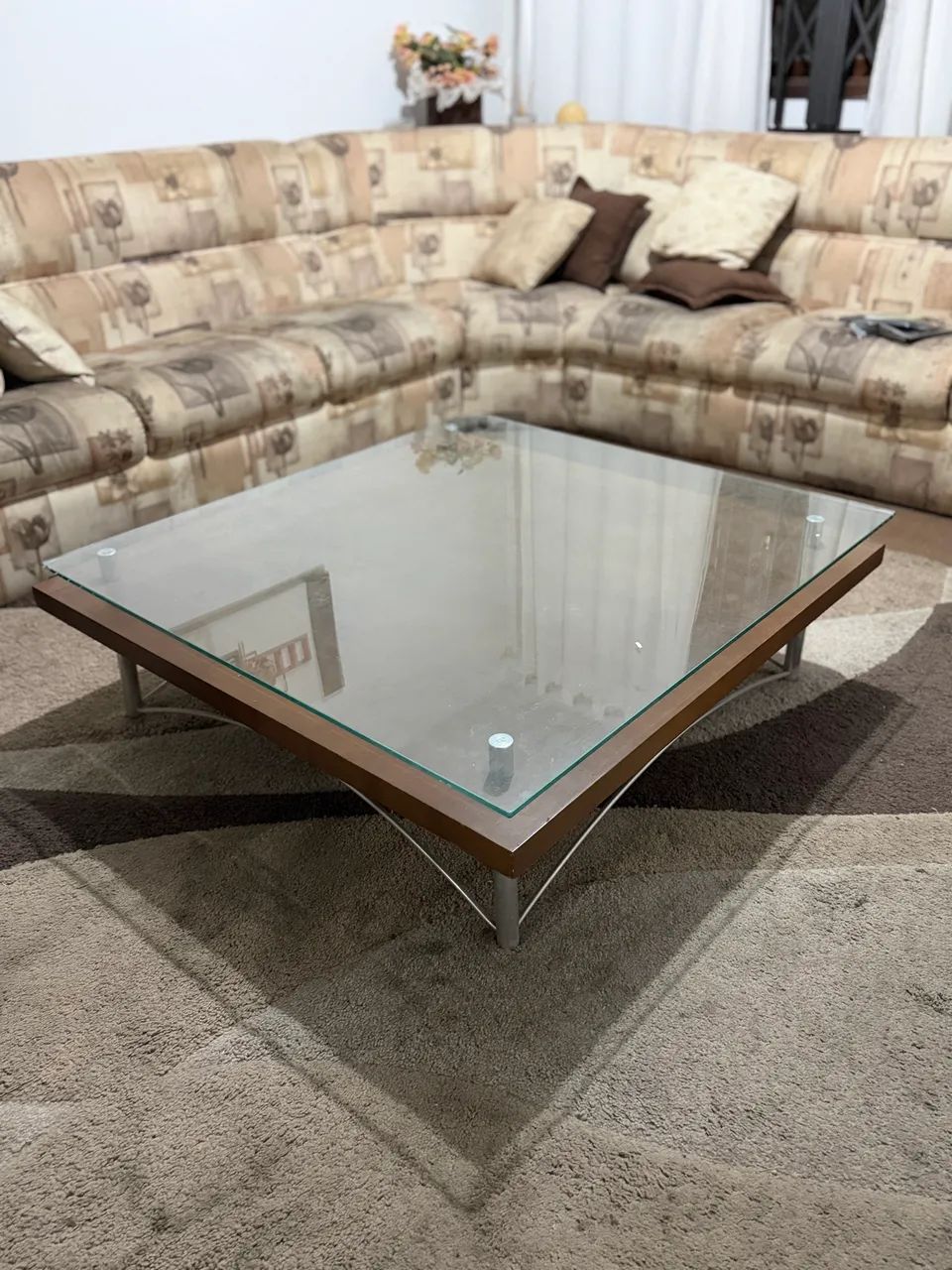Mesa de Centro com Vidro - Foto 2