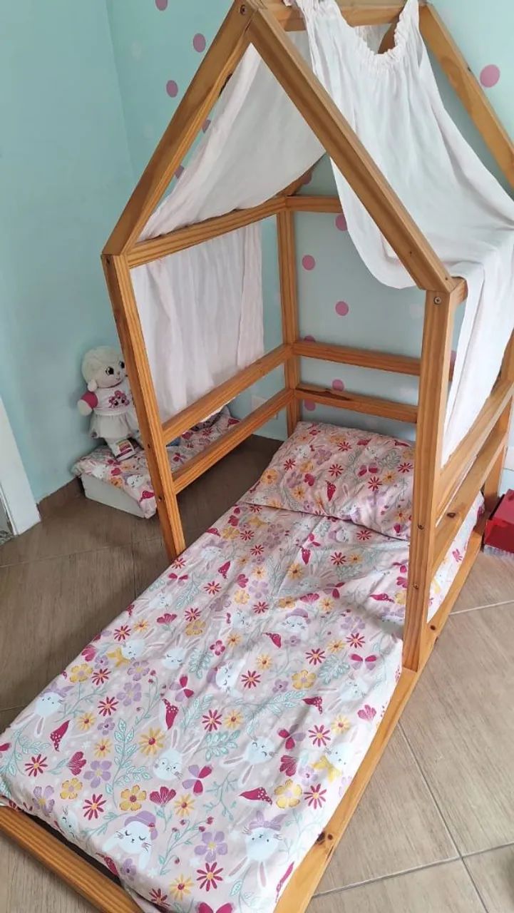 Cama Infantil Montessoriana com Colchão - Foto 6