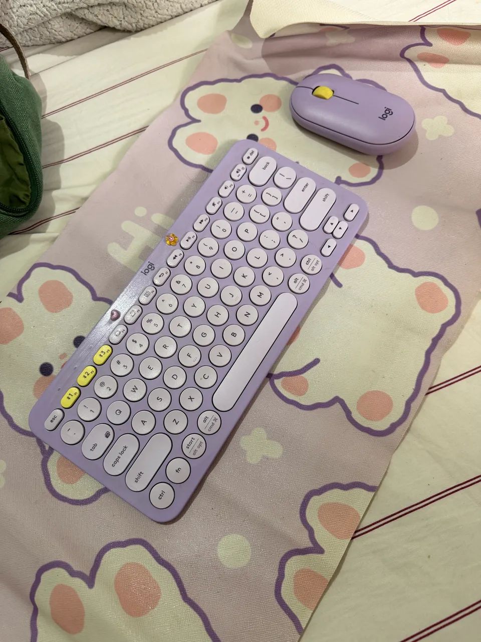 Kit Logitech Pebble 2 - Teclado + Mouse Lilás  - Foto 4