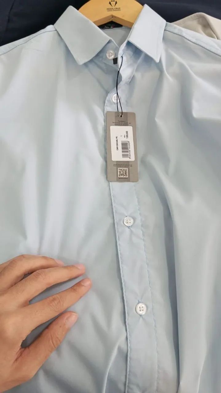 PROMOÇÃO CAMISA SOCIAL WORK ALGODÃO  - Foto 2