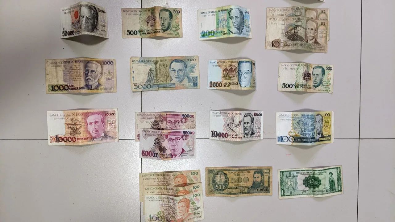 Coleção de notas antigas (lote) - Foto 4