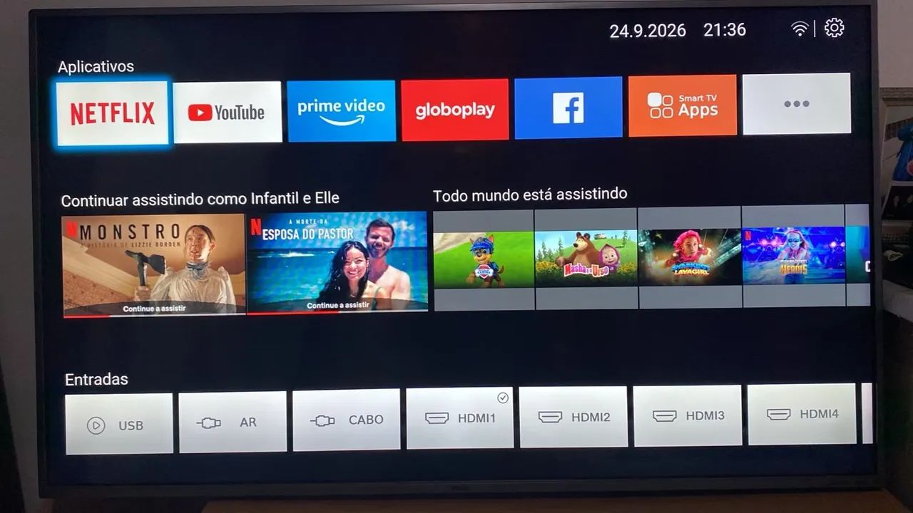Vendo tv smart 4k philco 55 polegadas  - Foto 3
