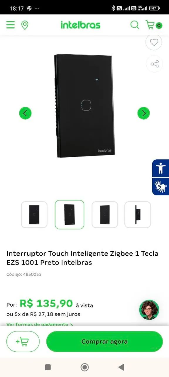 Interruptor inteligente 65104469254657124