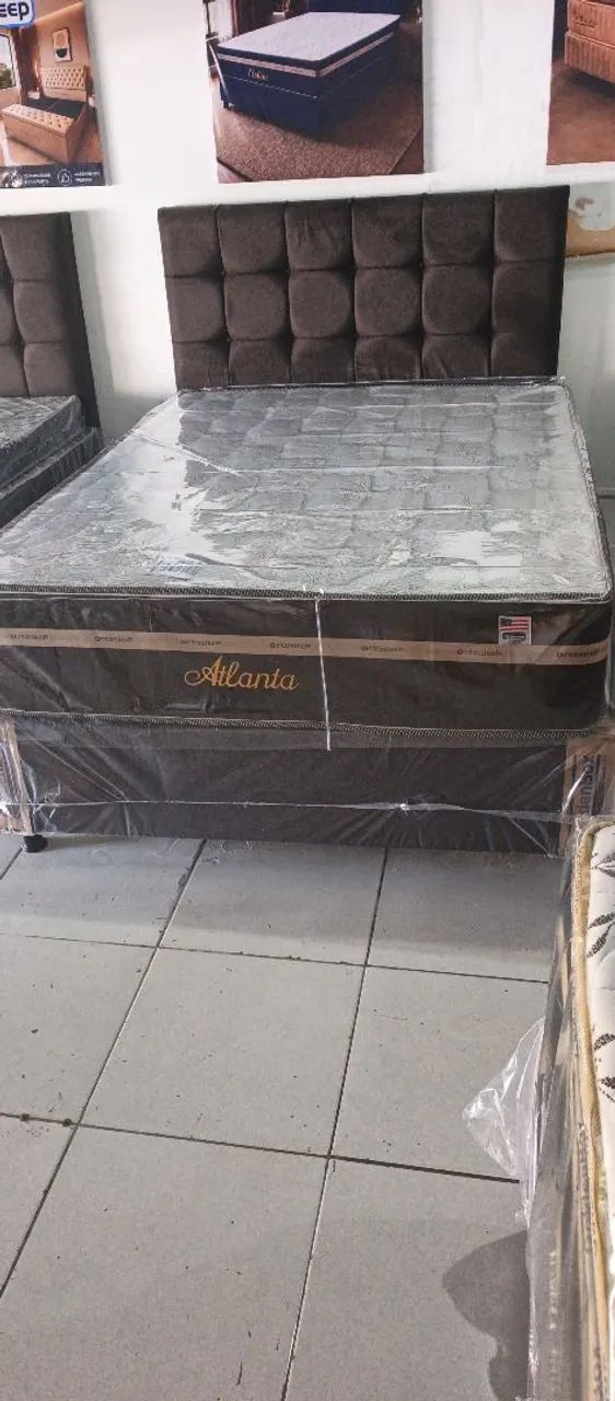 Cama completa com colchão Atlanta