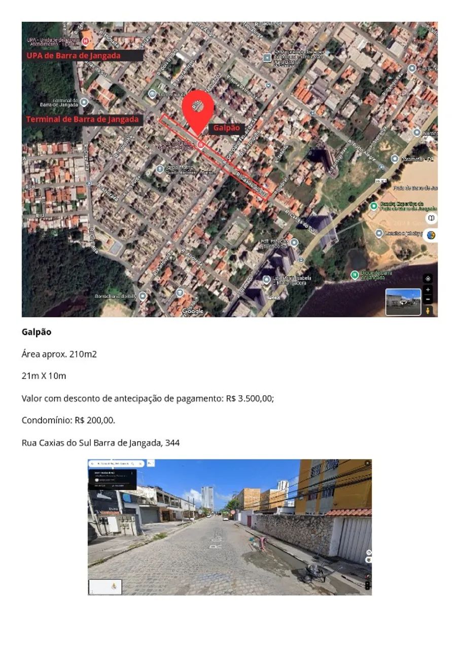 Galpão 210m² Barra de Jangada - Rua Caxias do Sul, próximo a UPA - Foto 2