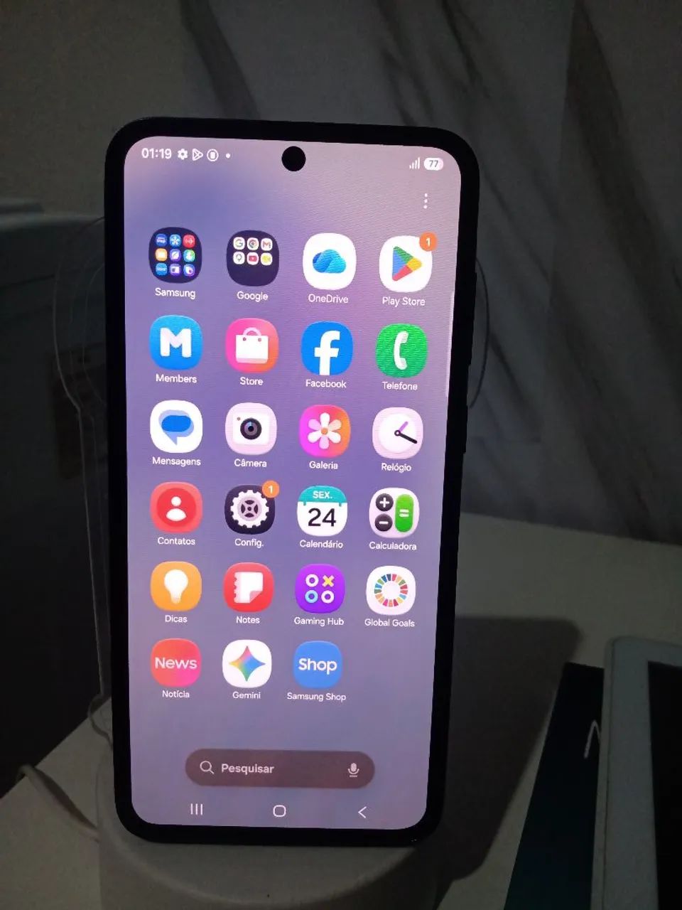 Samsung Galaxy a 55 8 de memória RAM aparelho zero  - Foto 3