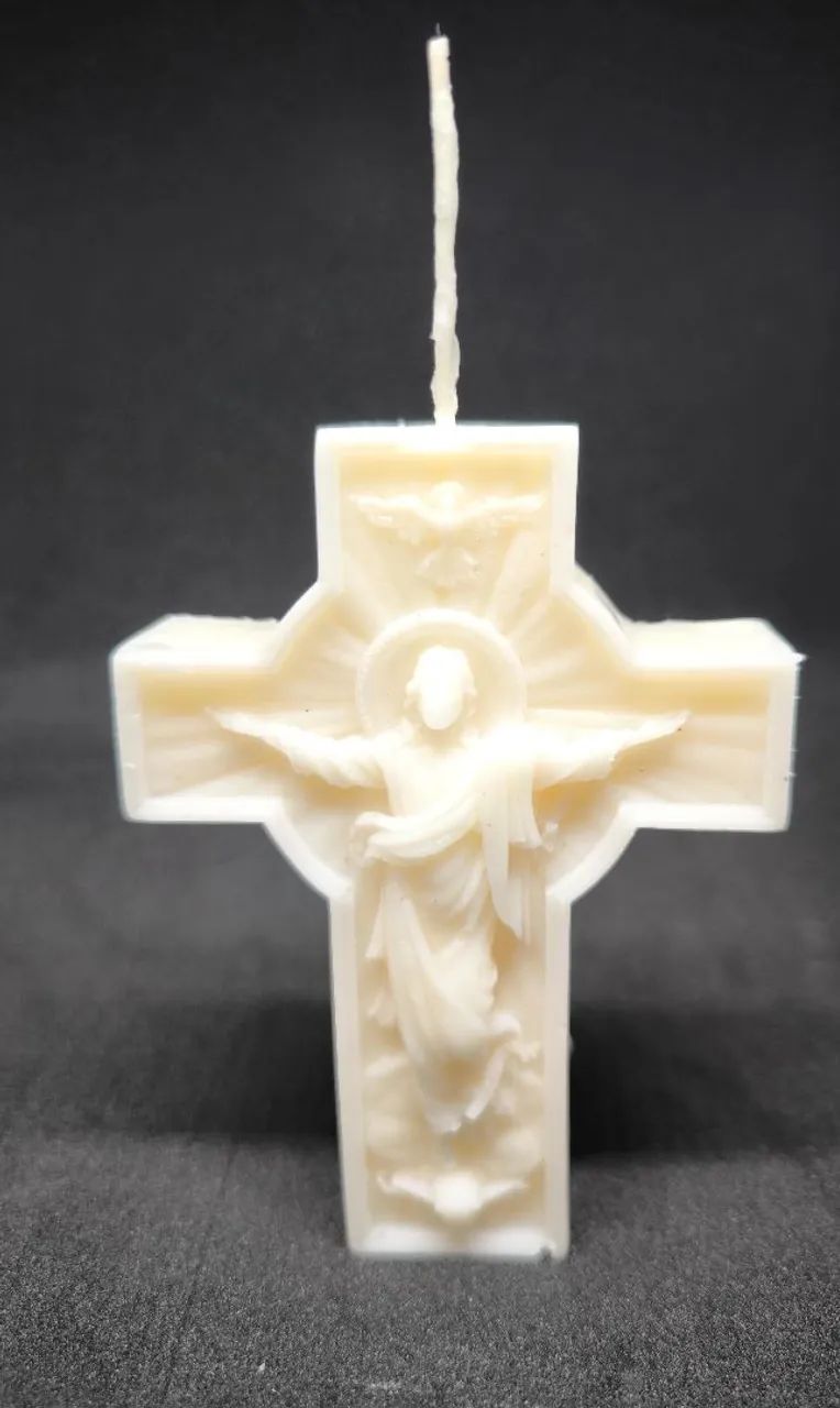 Vela de Jesus aromática artesanal para decoração ou presente