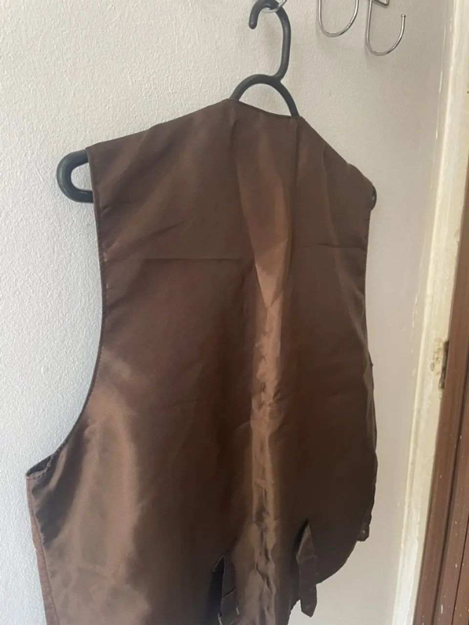 Colete de couro M - Masculino - Foto 4