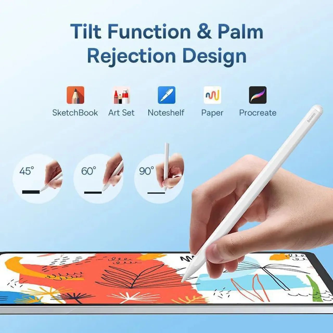 Caneta Stylus Para iPad Baseus Premium (Original e Lacrada) - Foto 5