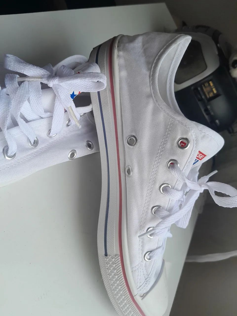 Tênis Allstar Converse Branco  Tam:40 - Foto 4