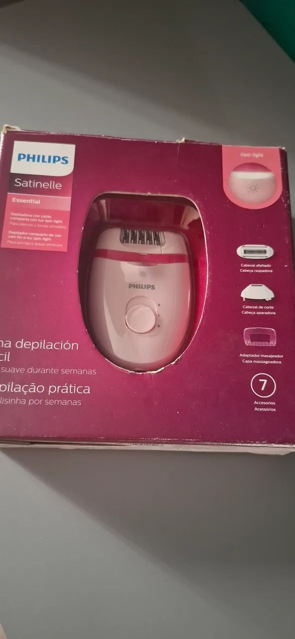 Depilador compacto se uso com fio