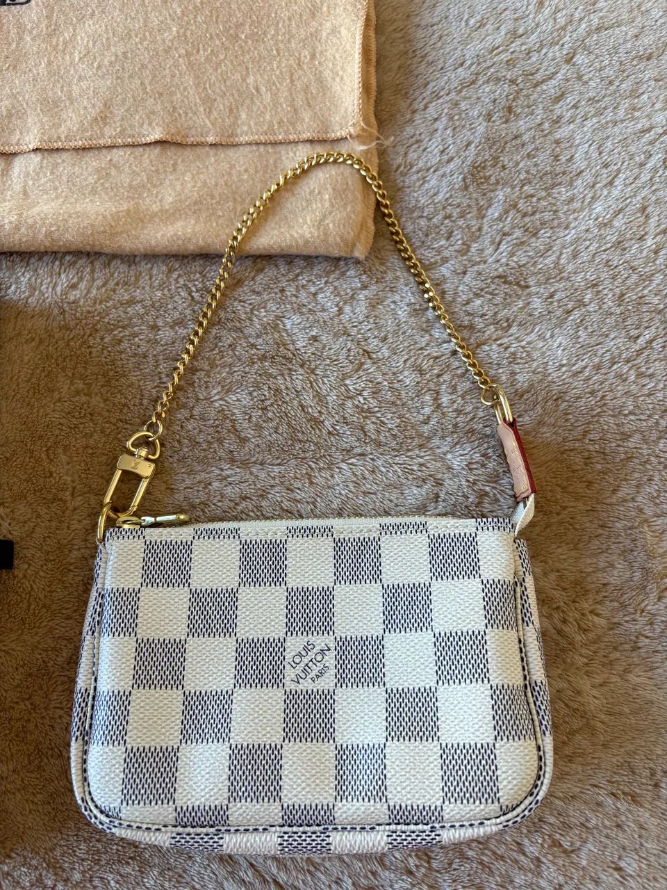 louis vuitton mini pochette damier azur. original. nova, na caixa!  - Foto 2