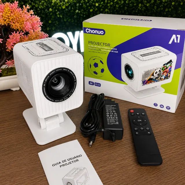 Projetor Smart A1 Android 12 | Até 200 Polegadas | Wi-Fi | Netflix, YouTube e Streaming - Foto 3
