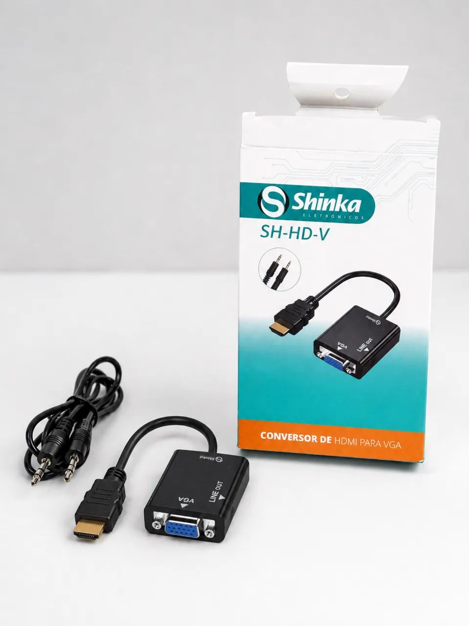 Conversor HDMI para VGA com Áudio Full HD - Foto 2
